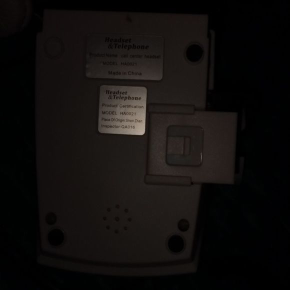 PINK and white headset for working at home - Picture 3 of 5